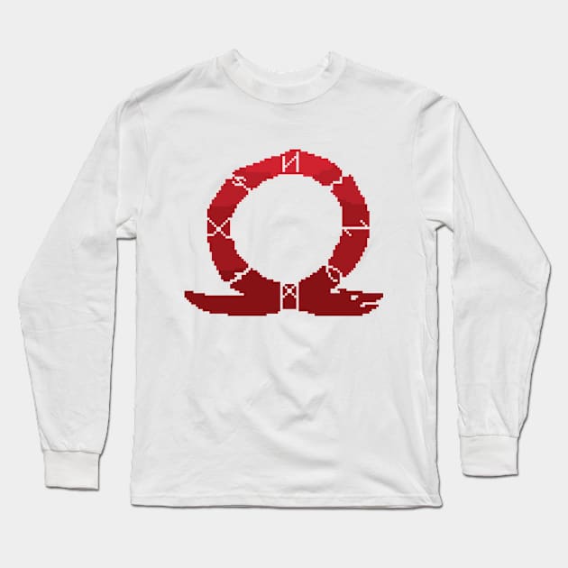 God of War 8 bits Long Sleeve T-Shirt by Jawes